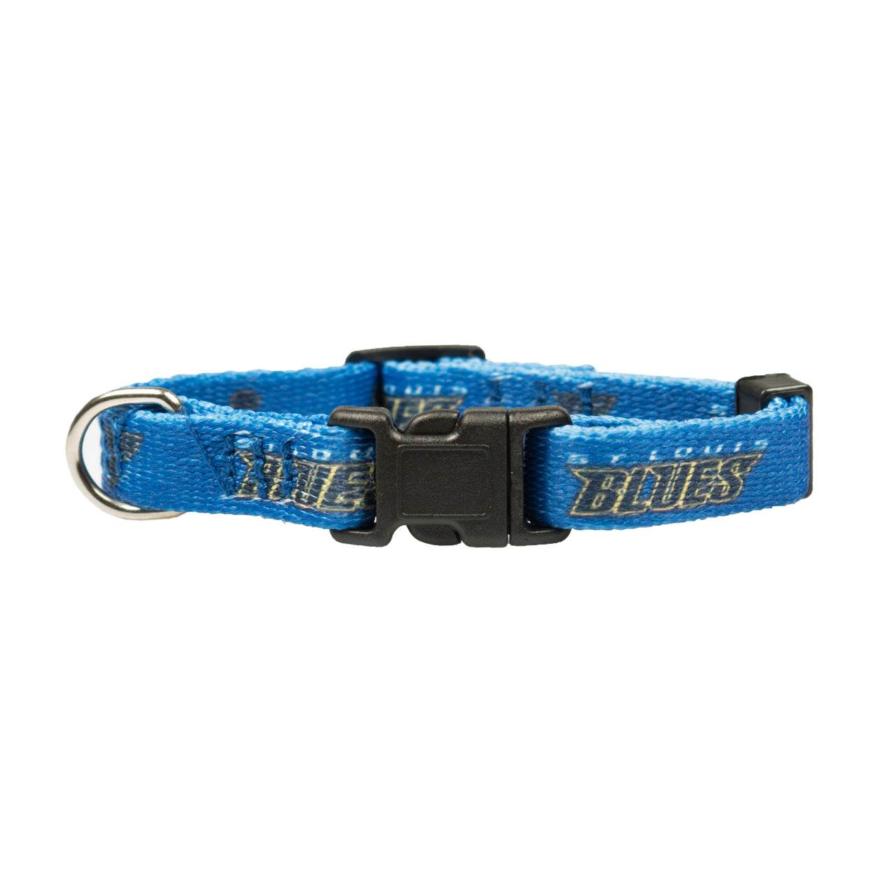 St Louis Blues Pet Collar Size S Special Order Little Earth - ToylandEU