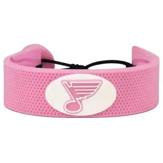  St Louis Blues Pink Leather Bracelet With Ceramic Bead -  ToylandEU™