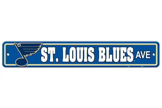  St Louis Blues Plastic Street Sign 4x24 Inch Decor -  ToylandEU™