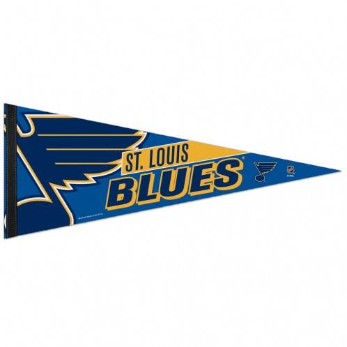 St Louis Blues Premium Wool Pennant 12x30 Wincraft Flag - ToylandEU
