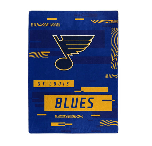 St Louis Blues Raschel Throw Blanket 60x80 Digitize Design - ToylandEU
