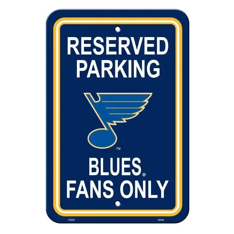  St Louis Blues Reserved Parking Sign 12x18 Plastic USA Made -  ToylandEU™