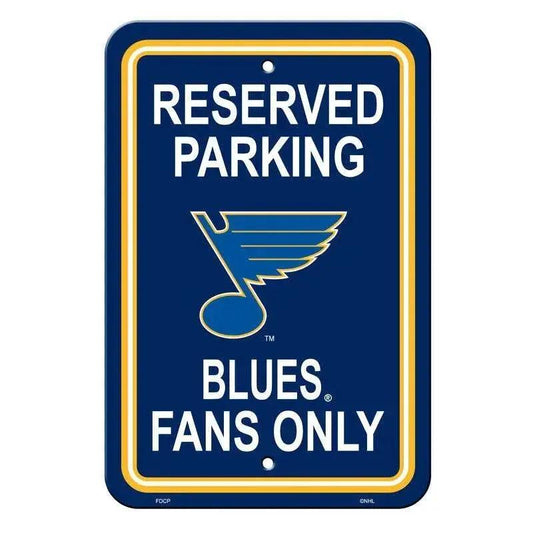 St Louis Blues Reserved Parking Sign 12x18 Plastic USA Made -  ToylandEU™