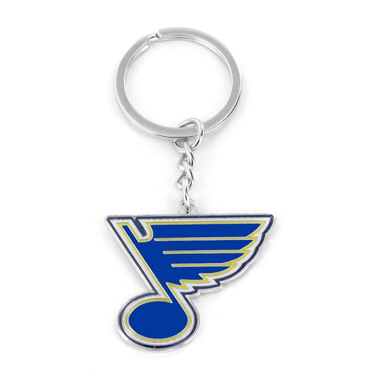 St Louis Blues Team Logo Keychain With Detachable Ring - ToylandEU