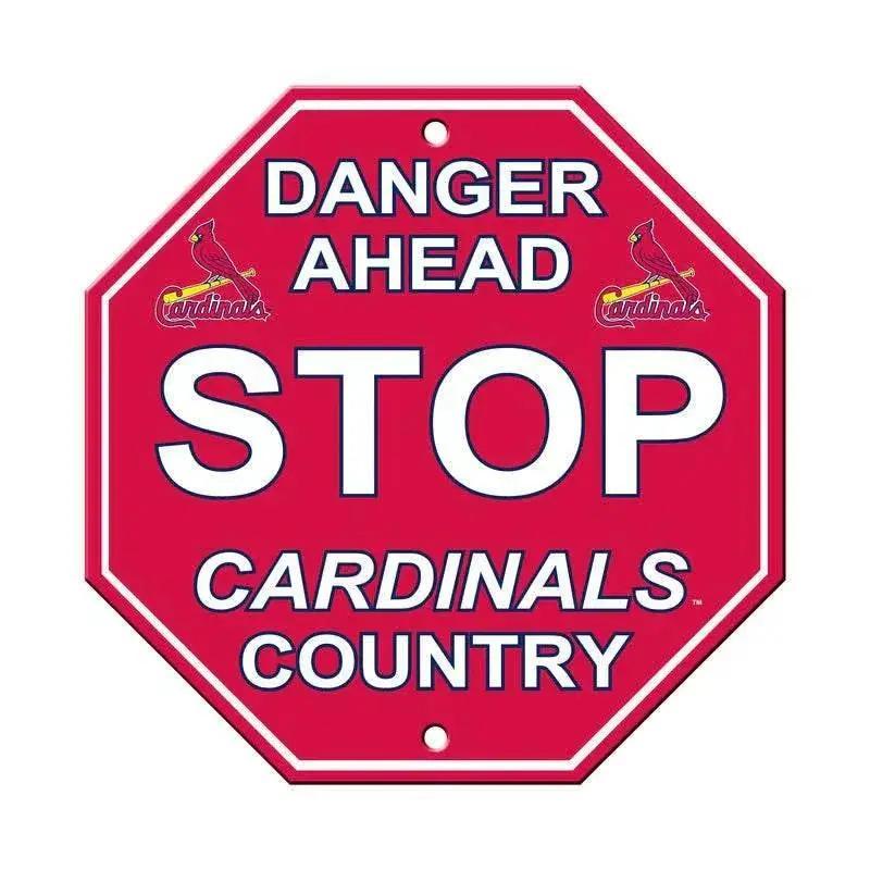  St. Louis Cardinals 12x12 Plastic Stop Style Sign USA -  ToylandEU™