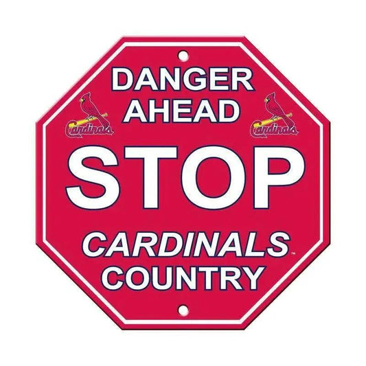  St. Louis Cardinals 12x12 Plastic Stop Style Sign USA -  ToylandEU™