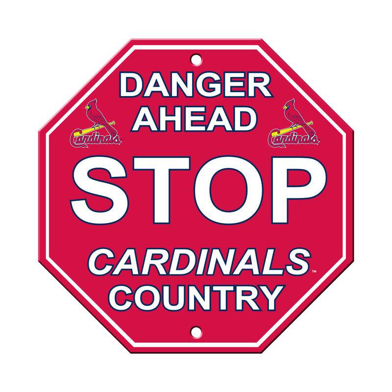 St. Louis Cardinals 12x12 Plastic Stop Style Sign USA - ToylandEU