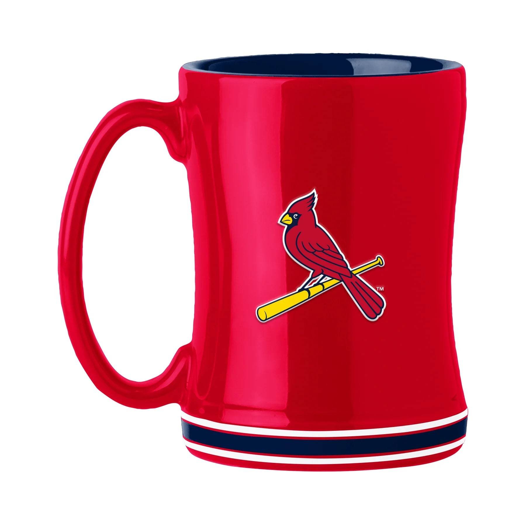 St Louis Cardinals 14oz Sculpted Relief Coffee Mug - ToylandEU