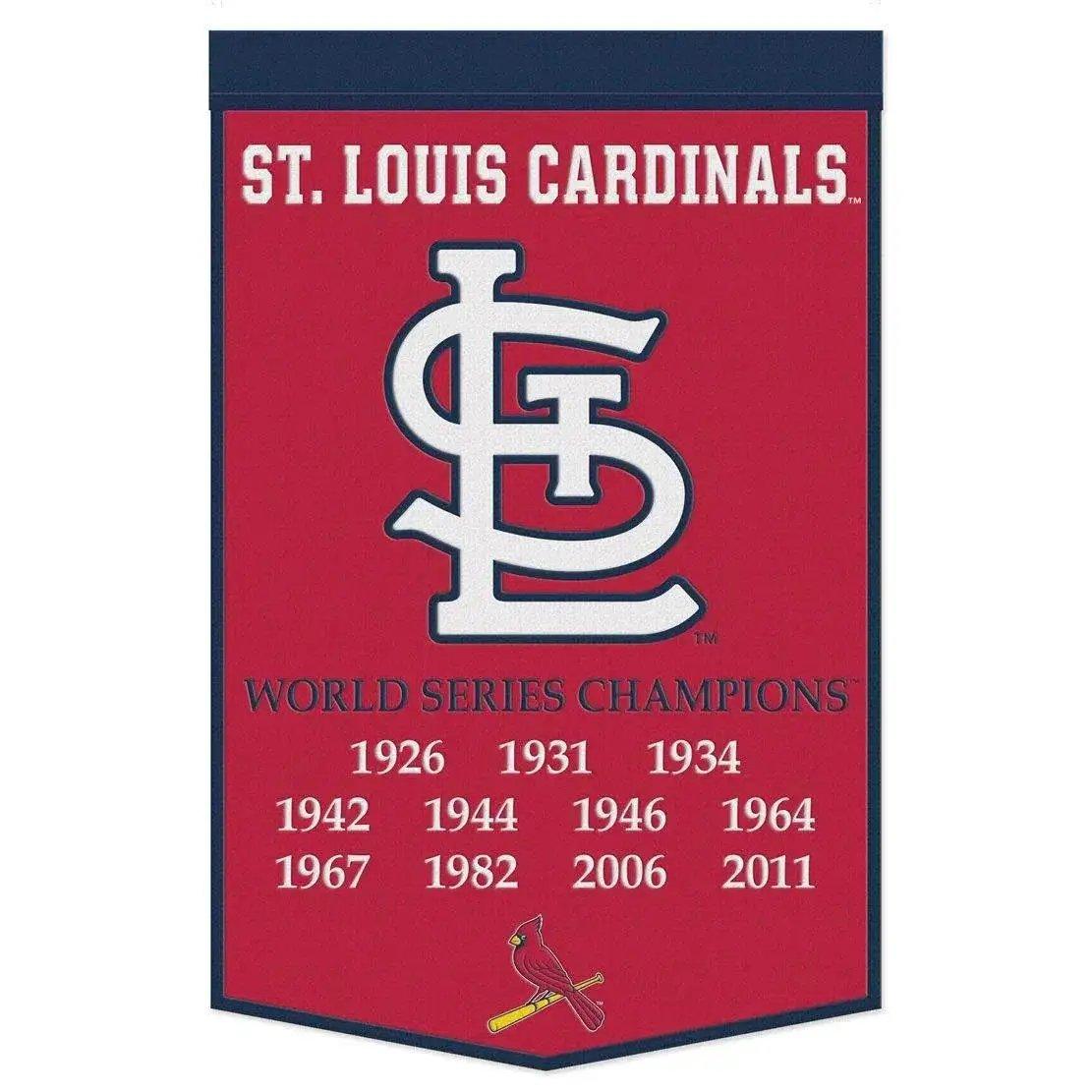  St Louis Cardinals Banner Wool 24x38 Dynasty Champ Design -  ToylandEU™