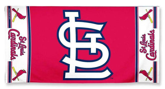  St Louis Cardinals Beach Towel 30x60 Velour Front Cotton -  ToylandEU™