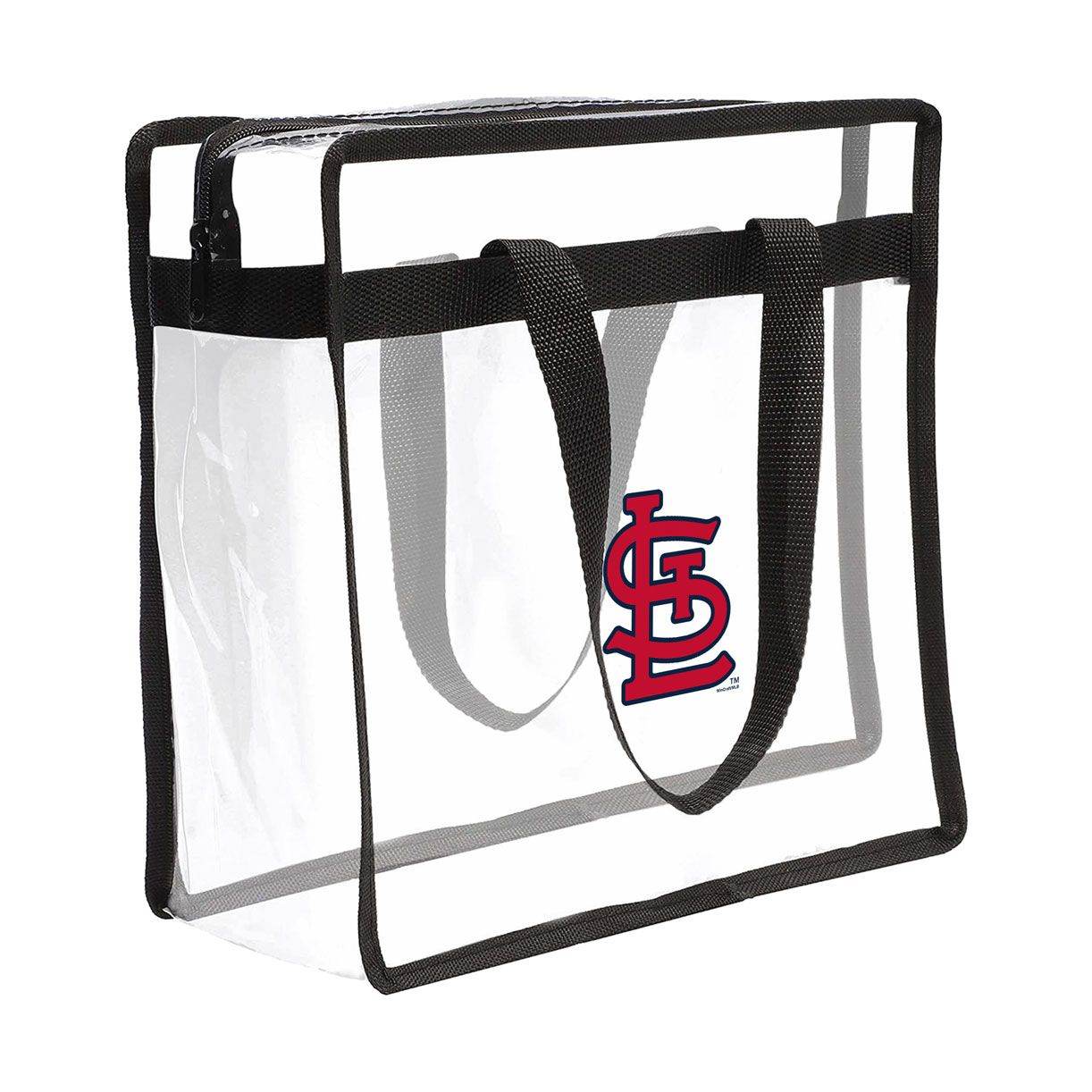 St Louis Cardinals Clear Stadium Tote Bag With Top Zip - ToylandEU