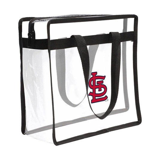 St Louis Cardinals Clear Stadium Tote Bag With Top Zip - ToylandEU