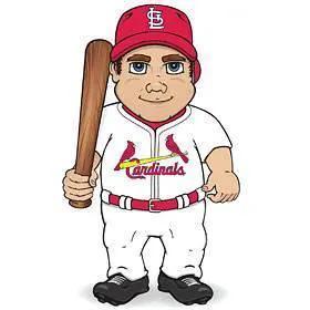  St. Louis Cardinals Dancing Musical Baseball Player CO -  ToylandEU™