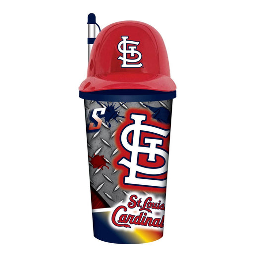 St Louis Cardinals Helmet Cup 32oz Plastic With Straw - ToylandEU
