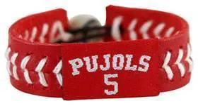  St Louis Cardinals Leather Baseball Bracelet Albert Pujols -  ToylandEU™