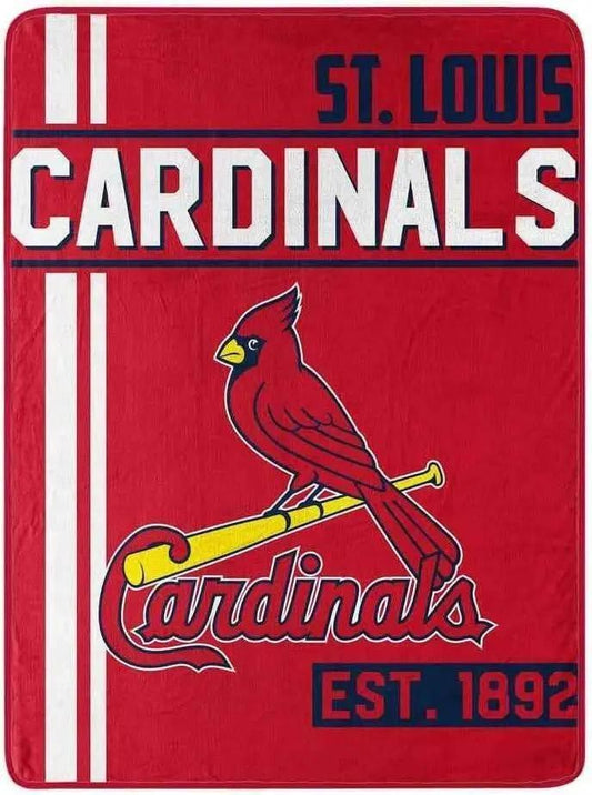  St Louis Cardinals Micro Raschel Blanket 46x60 Walk Off -  ToylandEU™