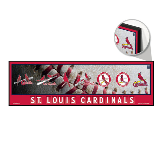 St Louis Cardinals Sign 9x30 Wood Evolution Plaque Display - ToylandEU