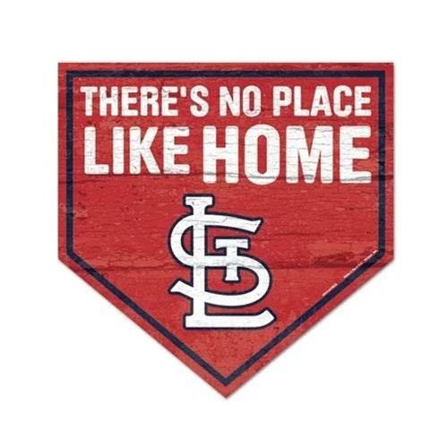 St Louis Cardinals Wood Home Plate Sign Durable Decor - ToylandEU