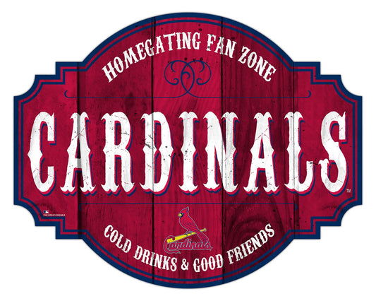 St Louis Cardinals Wood Sign 12 Inch Homegating Tavern - ToylandEU