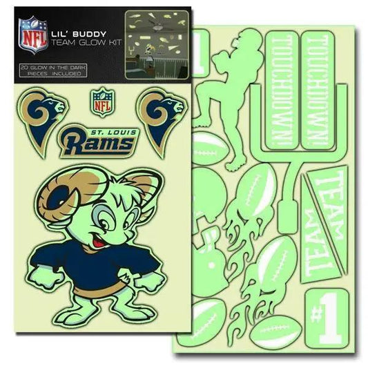  St Louis Rams Lil Buddy Glow In The Dark Decal Kit -  ToylandEU™