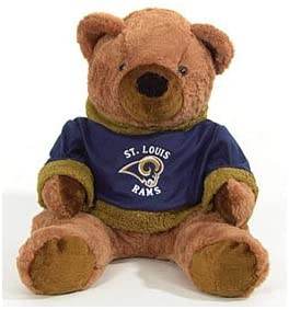 St Louis Rams Plush Bear 20 Inch NFL Official Team Logo - ToylandEU