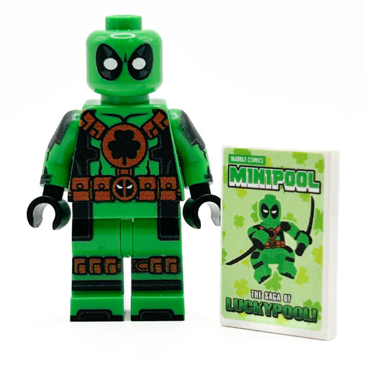 St. Patrick's Day Greenpool #2 Minifig made using LEGO parts - ToylandEU