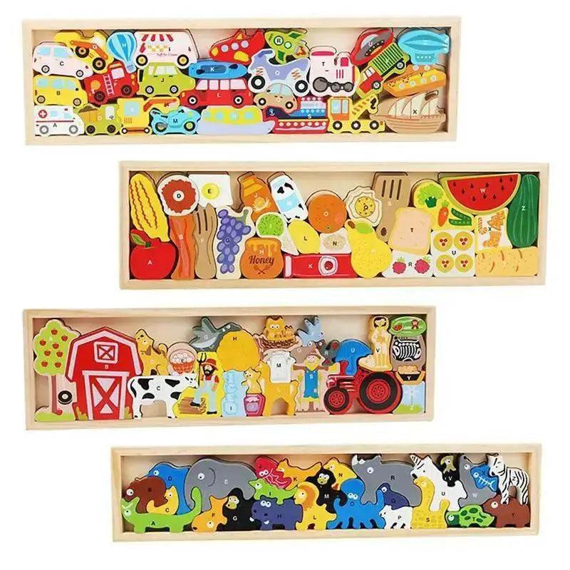  Fun And Educational Montessori Stacking Puzzle Wooden Toy -  ToylandEU™
