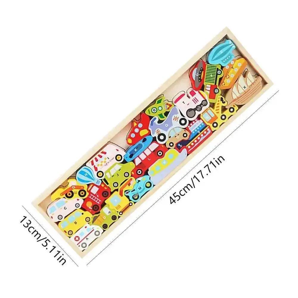 Fun And Educational Montessori Stacking Puzzle Wooden Toy -  ToylandEU™