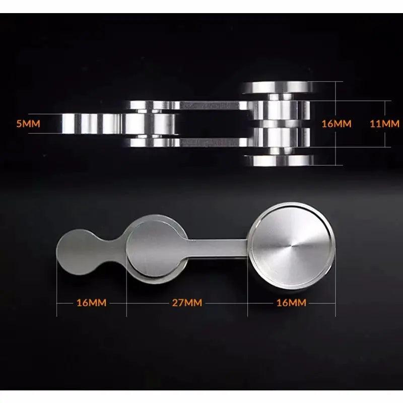  Stainless Steel Foldable Fidget Spinner Anti Anxiety -  ToylandEU™