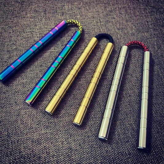  Stainless Steel Nunchuck Fidget Toy EDC Anti Stress -  ToylandEU™