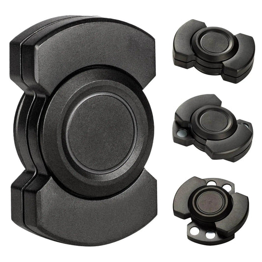  Stainless Steels 3 in 1 Fidget Spinner and Slider Combo with Click Button Metal Toy for Adult Stress Relief -  ToylandEU™