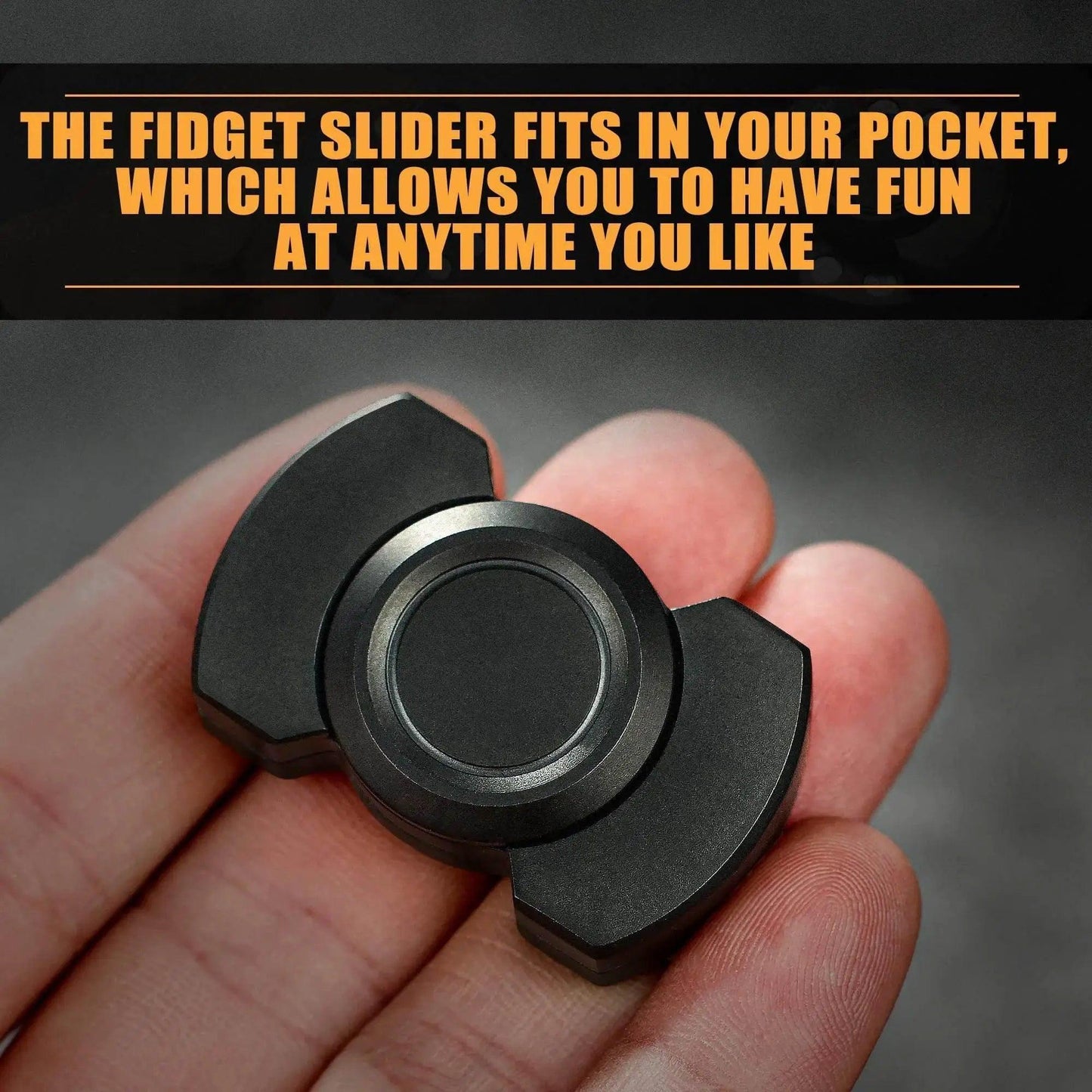  Stainless Steels 3 in 1 Fidget Spinner and Slider Combo with Click Button Metal Toy for Adult Stress Relief -  ToylandEU™