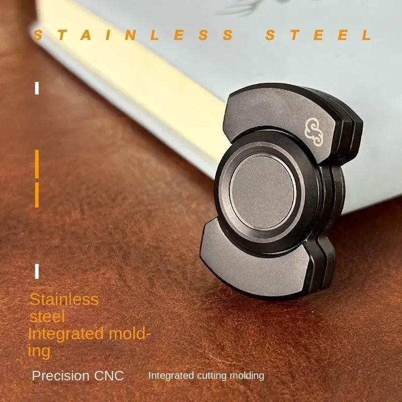  Stainless Steels 3 in 1 Fidget Spinner and Slider Combo with Click Button Metal Toy for Adult Stress Relief -  ToylandEU™