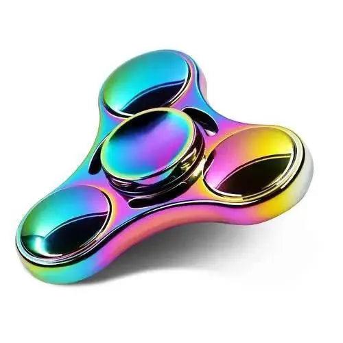  Stainless Steels 3 in 1 Fidget Spinner and Slider Combo with Click Button Metal Toy for Adult Stress Relief -  ToylandEU™