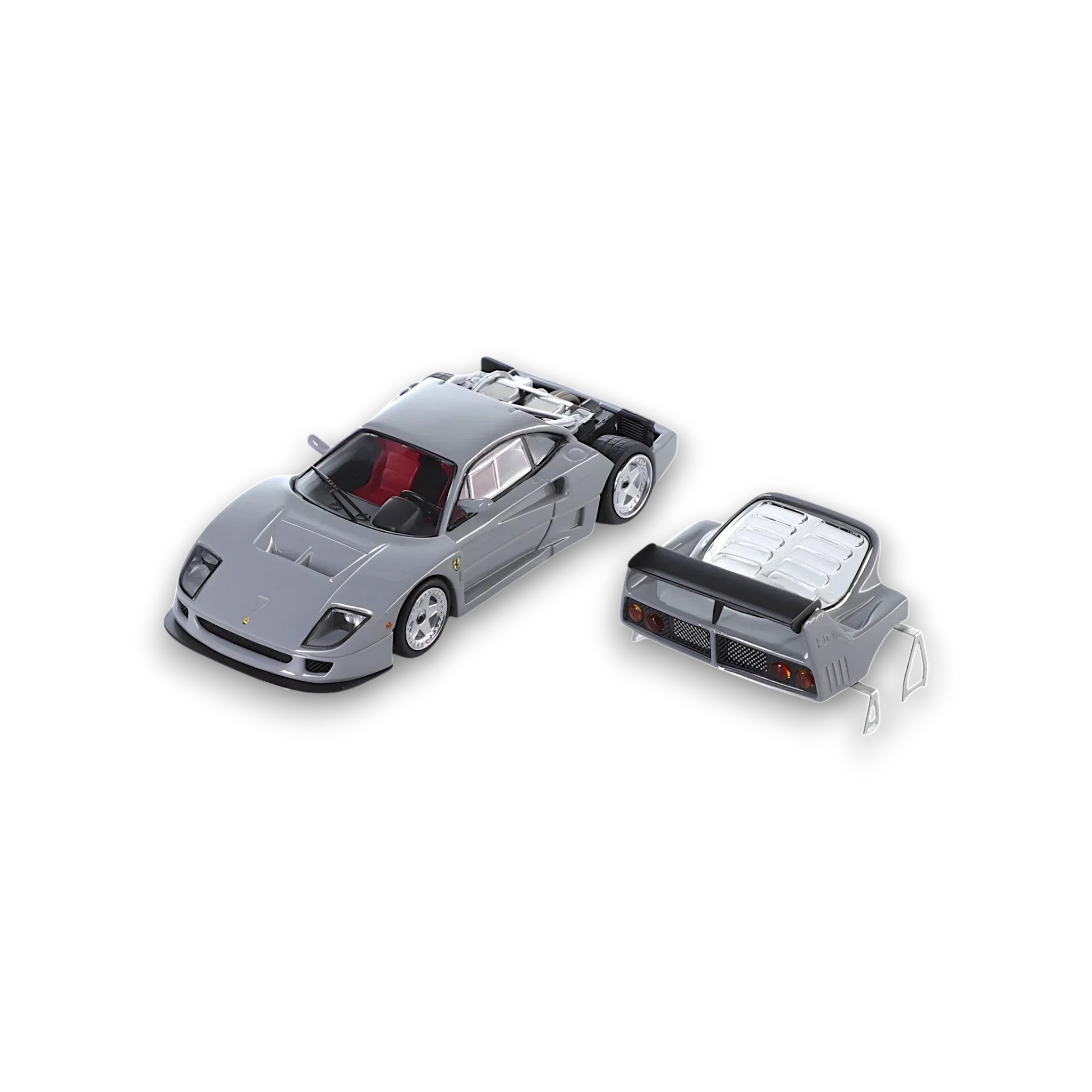 Stance Hunters Ferrari F40 LM Chalk Grey 1:64 - ToylandEU