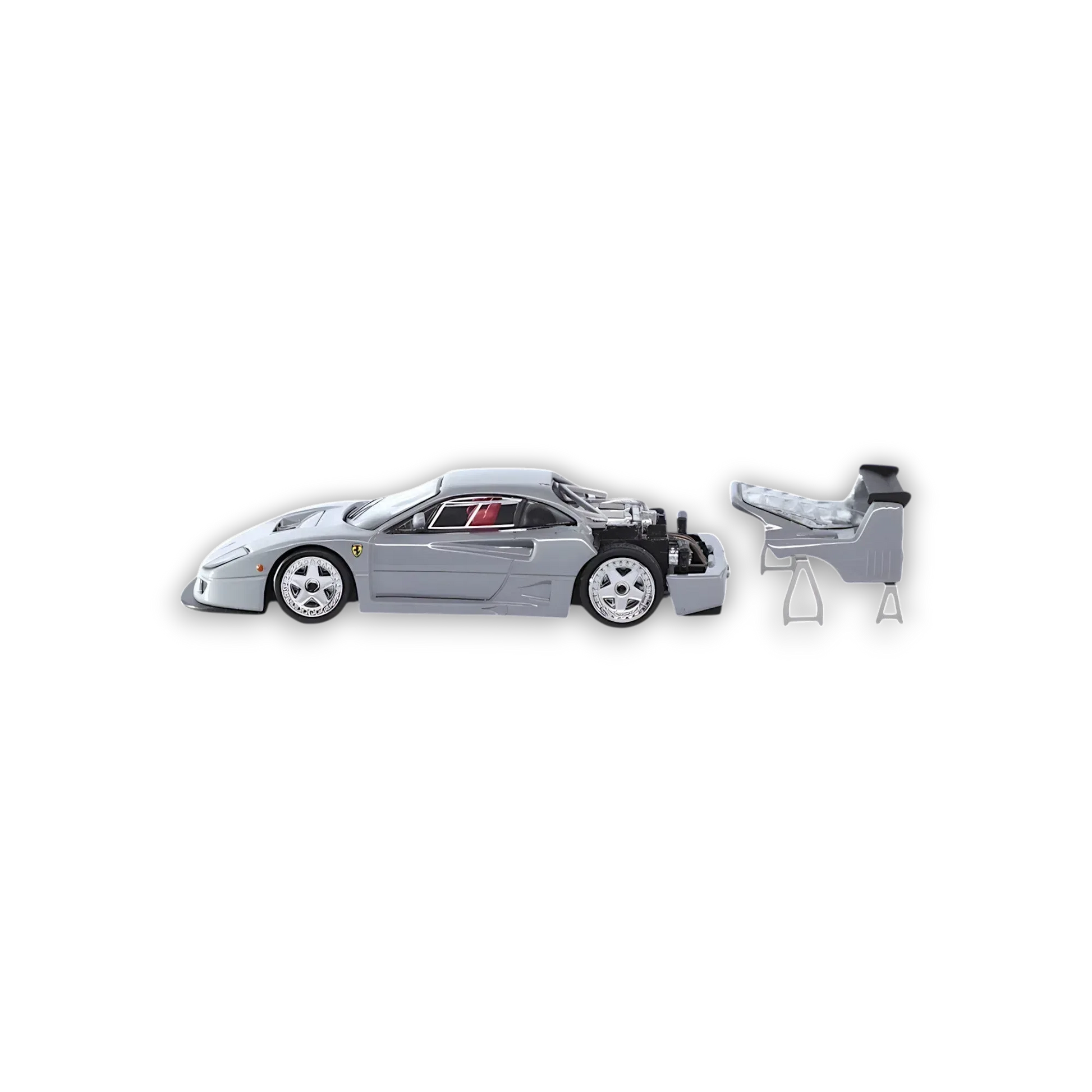 Stance Hunters Ferrari F40 LM Chalk Grey 1:64 - ToylandEU
