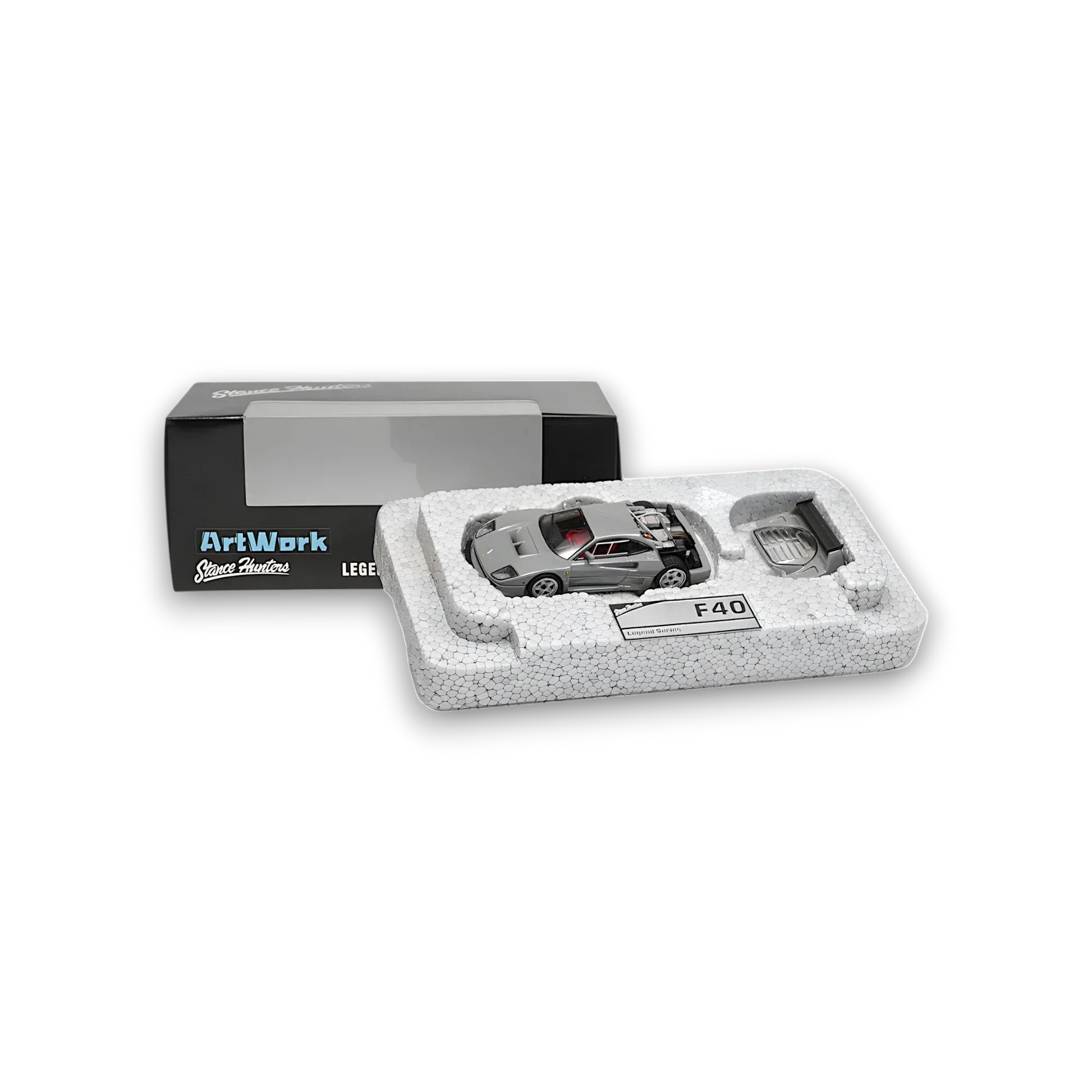 Stance Hunters Ferrari F40 LM Chalk Grey 1:64 - ToylandEU