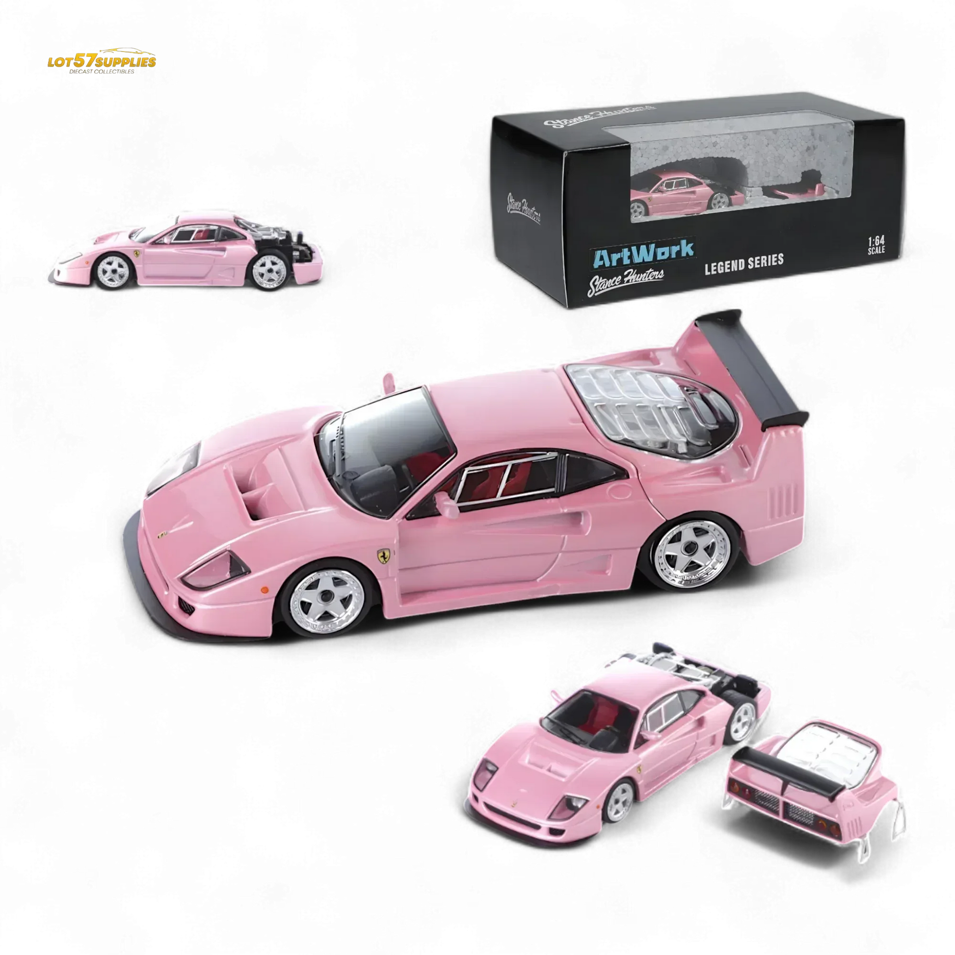 Stance Hunters F40 LM Pink Luxury Box 1:64 - ToylandEU