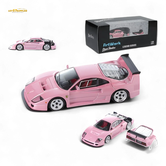  Stance Hunters Ferrari F40 LM Pink 1:64 -  ToylandEU™