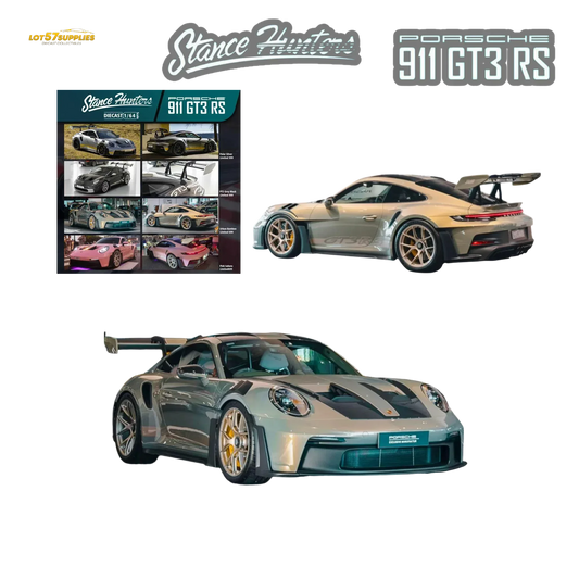 Stance Hunters Porsche 911 GT3 RS Diecast Model Urban Bamboo - ToylandEU