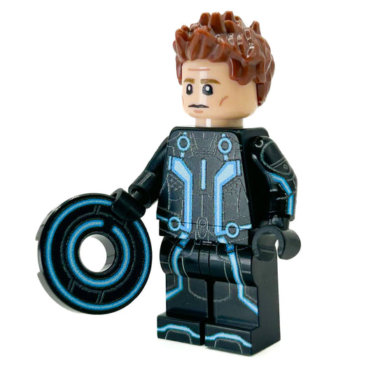 Standard LEGO Figure With Authentic Parts, ABS Plastic, Custom Printing On Torso, Legs, Helmet, Head, And Light Disc - ToylandEU
