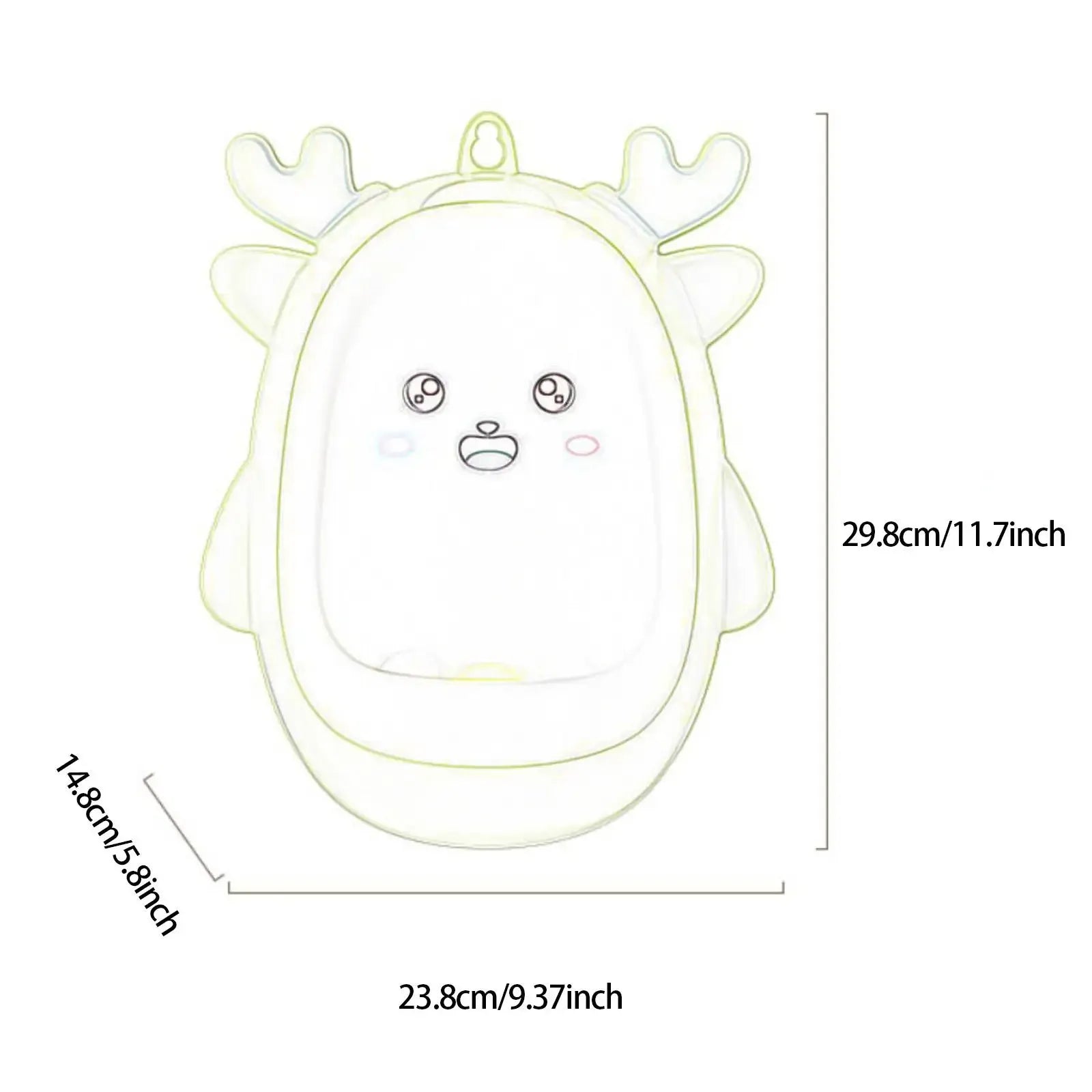 Standing Dinosaur Potty Urinal Trainer For Boys With Aiming Target - ToylandEU