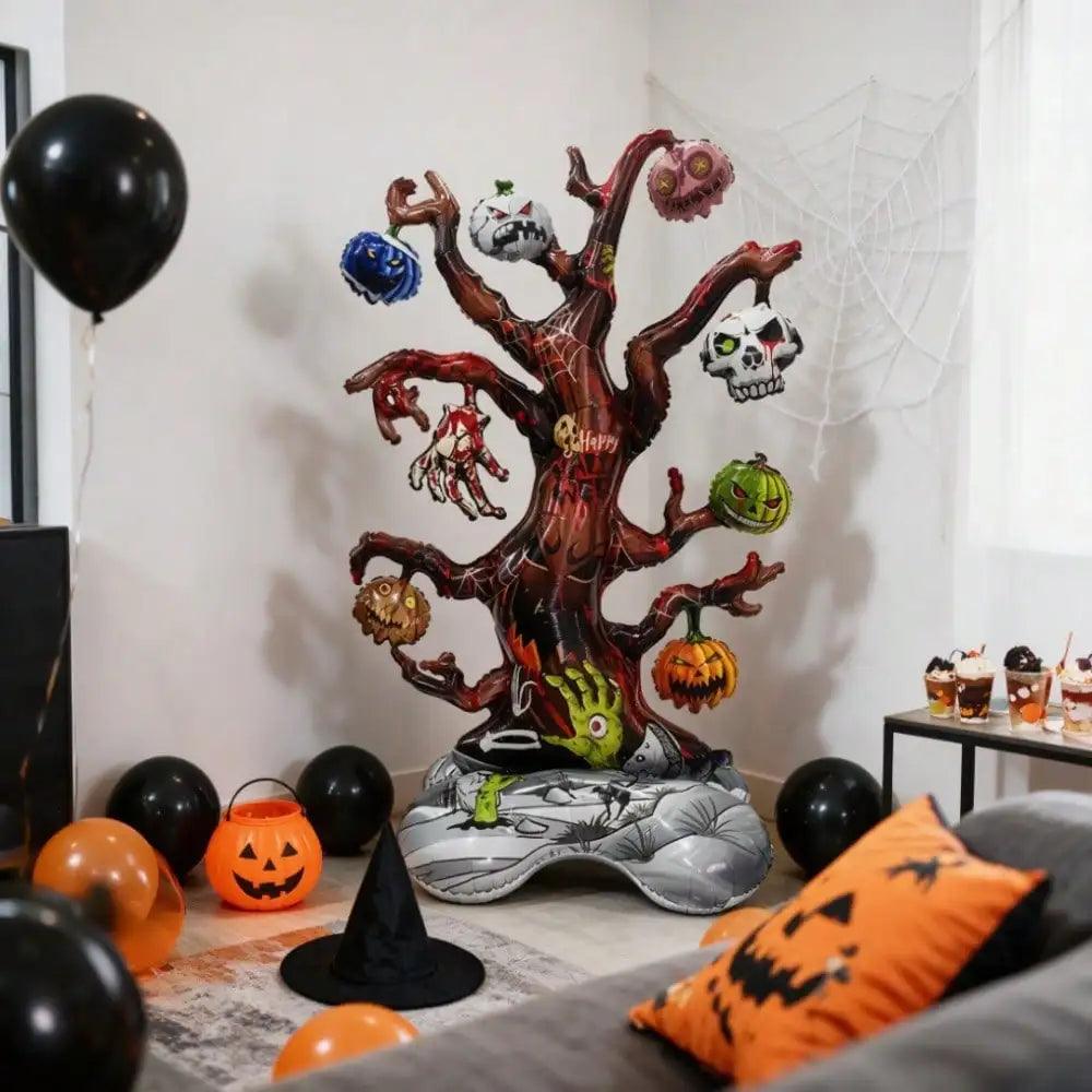 Standing Foil Balloon | Haunted Tree Shape | Toylandeu™