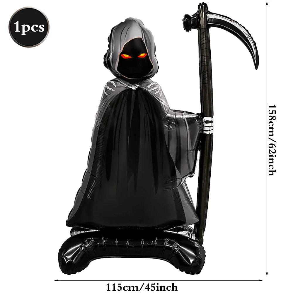 Standing Halloween Balloons | Grim Reaper Foil | Toylandeu™