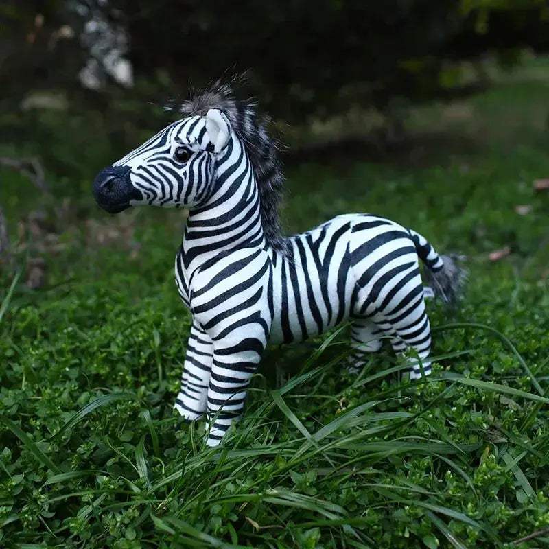 Standing Zebra Plush Toy For Realistic Kids Photography Props - ToylandEU