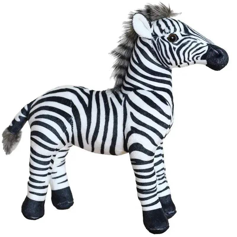 Standing Zebra Plush Toy For Realistic Kids Photography Props - ToylandEU