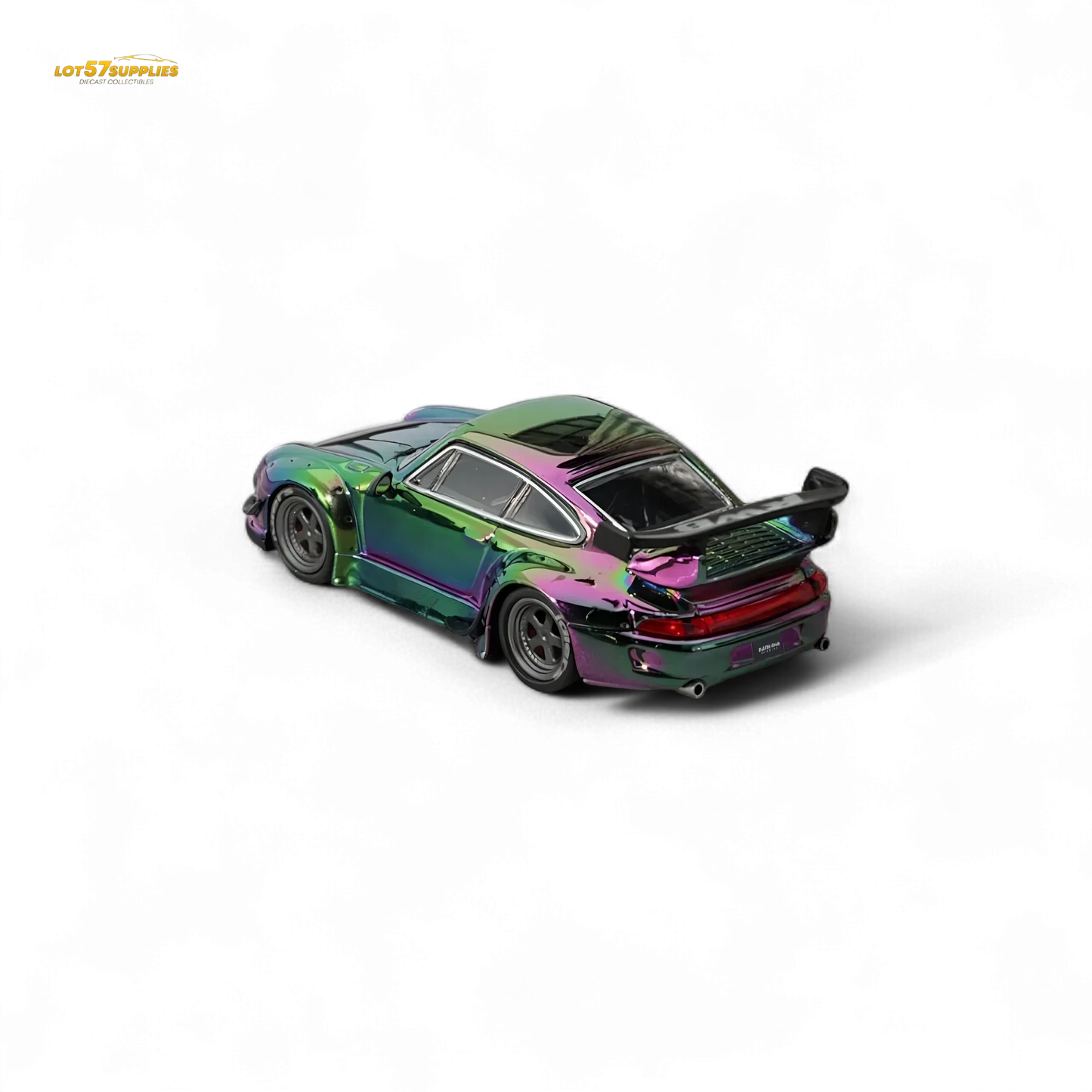 Star Model Porsche RWB 993 GT Wing Magic Purple-Green 1:64 - ToylandEU