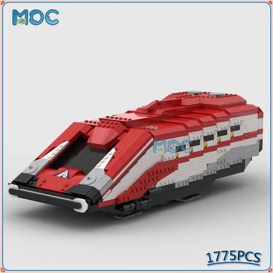 Star Movie Speeder 3000 MOC Klocki konstrukcyjne Model statku kosmicznego Klocki konstrukcyjne MOC - ToylandEU
