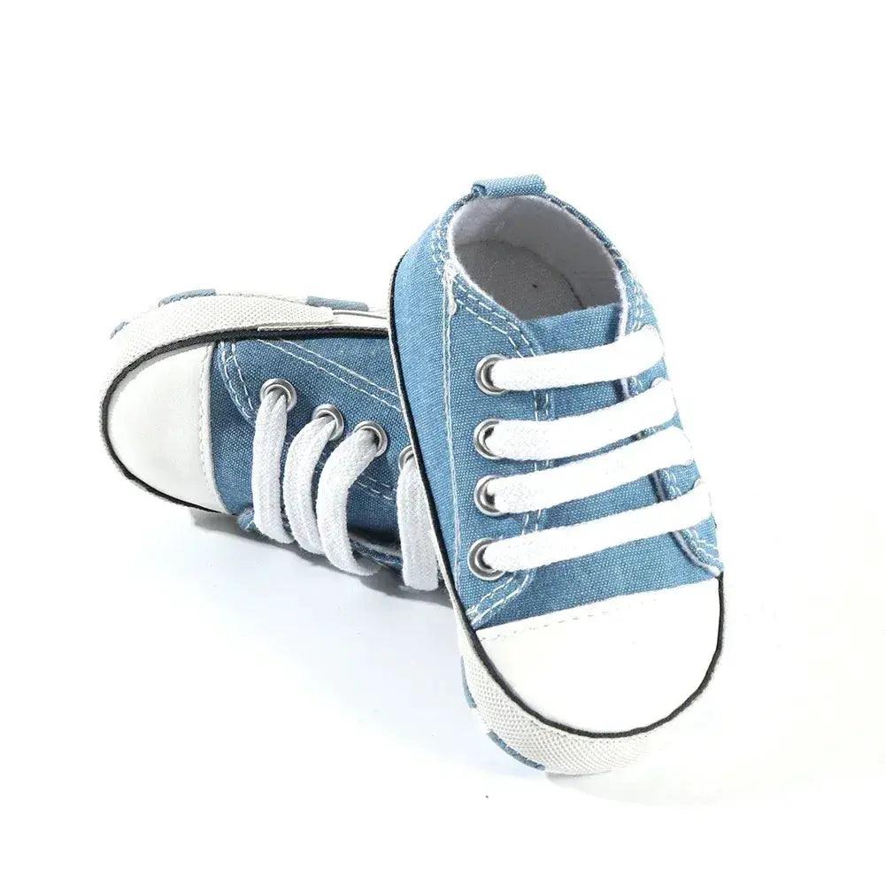  Star Print Canvas Baby Sneakers First Walkers Anti Slip -  ToylandEU™