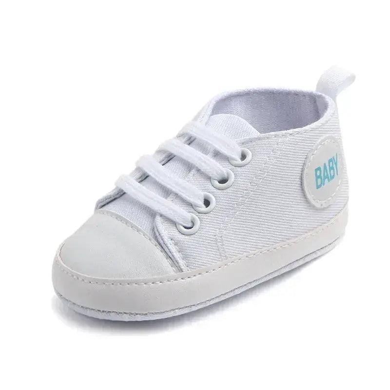  Star Print Canvas Baby Sneakers First Walkers Anti Slip -  ToylandEU™